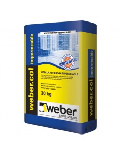 Weber.col Impermeable P/ceramico X 25 Kg *64*