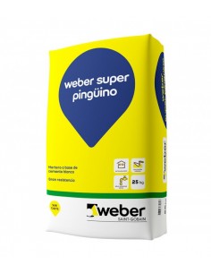 Weber Pinguino, Cemento Blanco X 25 Kg. *56*